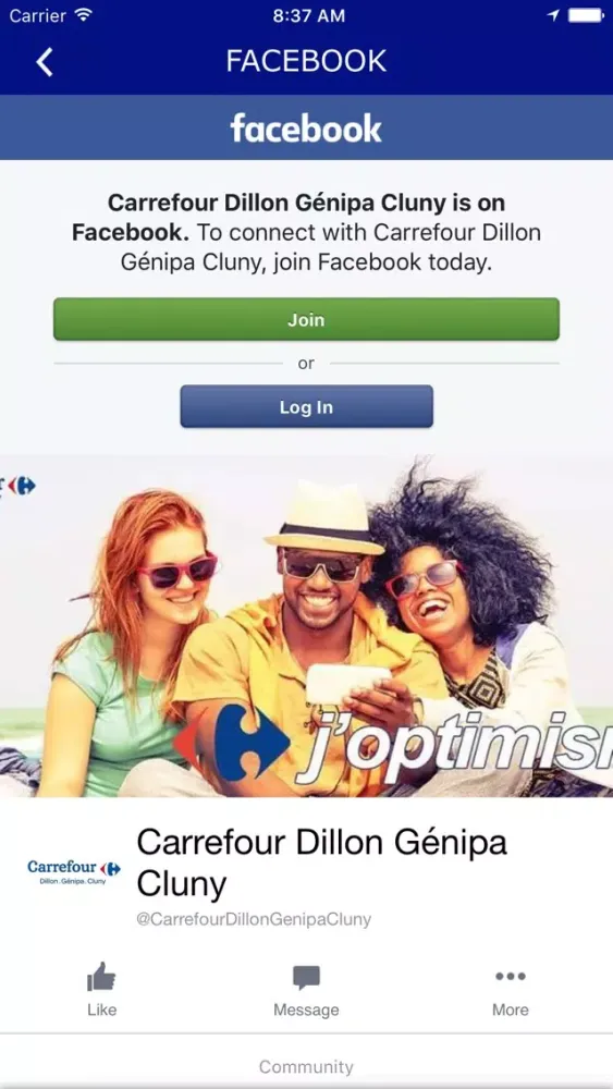 ภาพหน้าจอของ Carrefour Dillon-Génipa-Cluny
