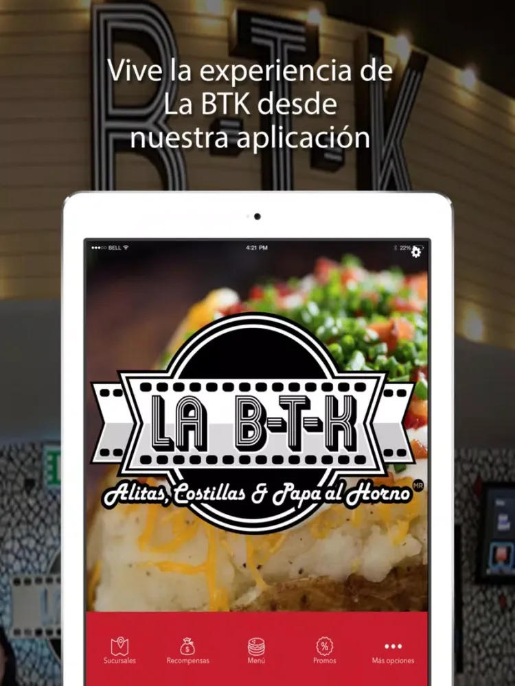 Capturas de tela do La BTK iPad 