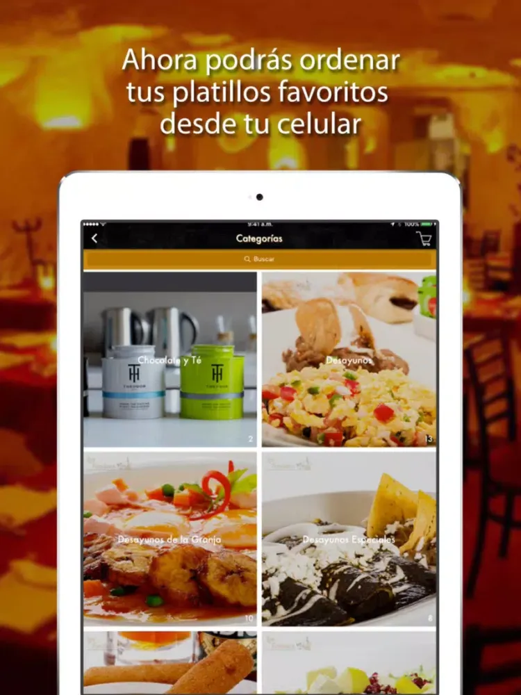 Tangkapan skrin Los Fondues iPad 