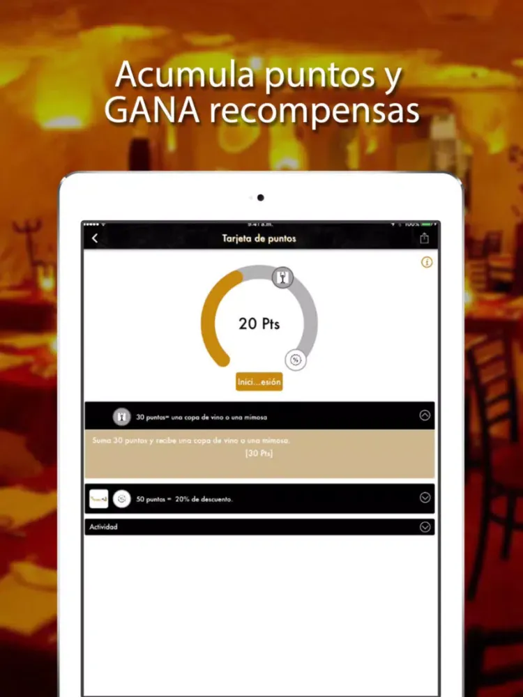 Tangkapan skrin Los Fondues iPad 