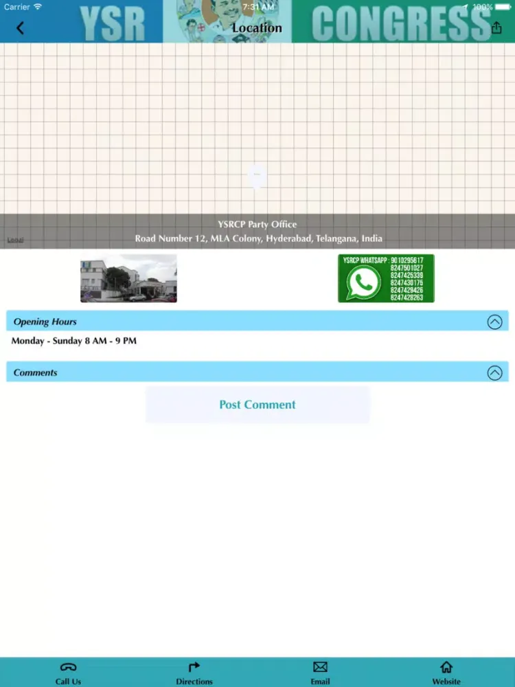 Capturas de tela do ysr.cp iPad 