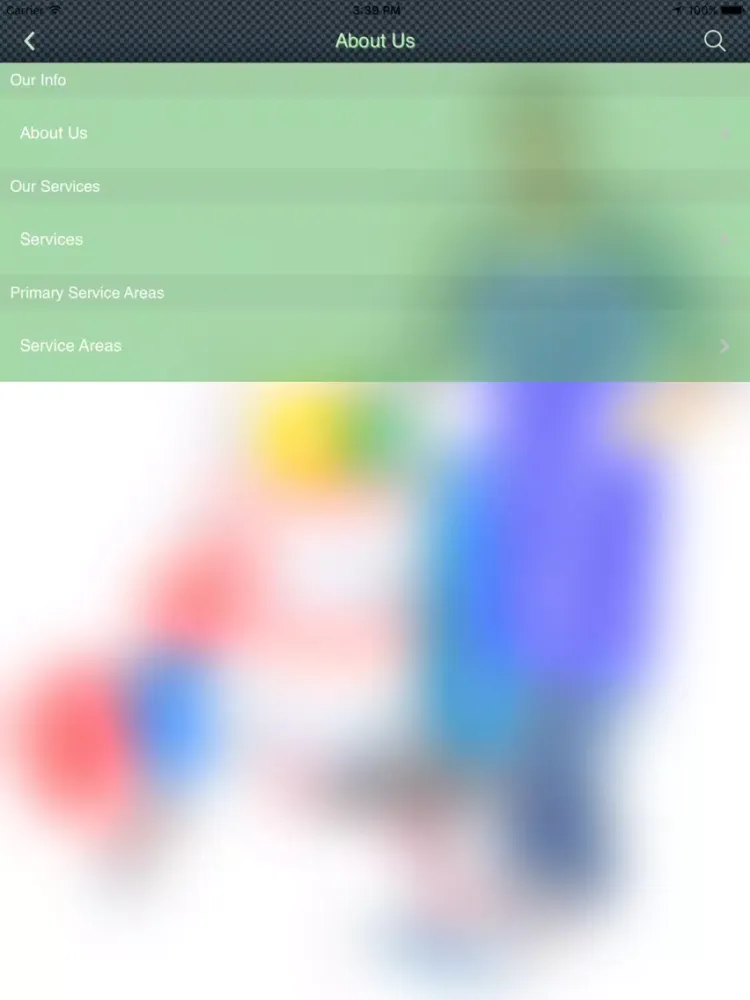 Ảnh chụp màn hình của Better Homes & Business Cleaning Service iPad 