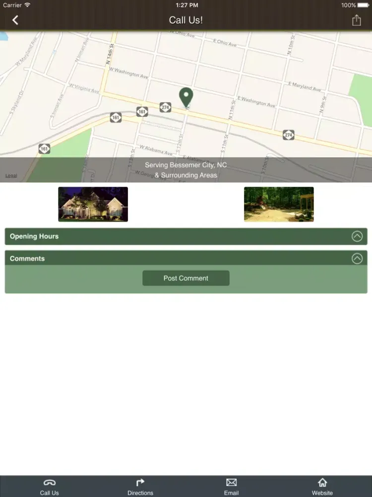 Capturas de tela do K & L Landscaping and Construction iPad 