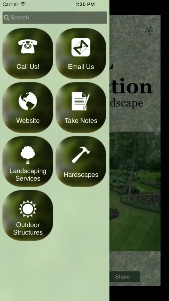 Capturas de tela do K & L Landscaping and Construction