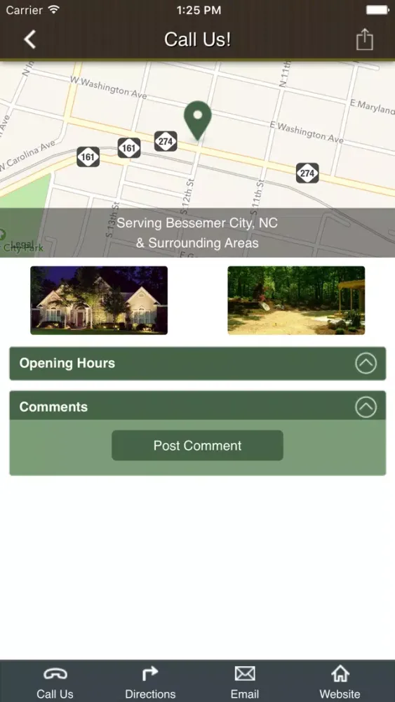 Capturas de tela do K & L Landscaping and Construction