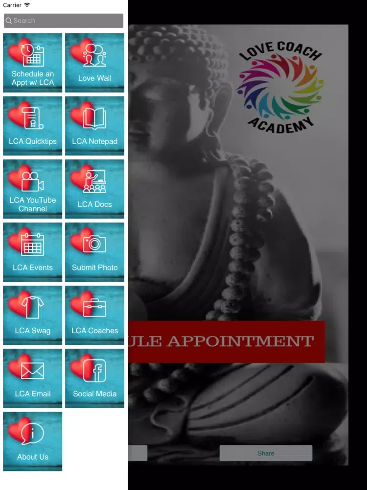 Capturas de pantalla de Love Coach Academy iPad 