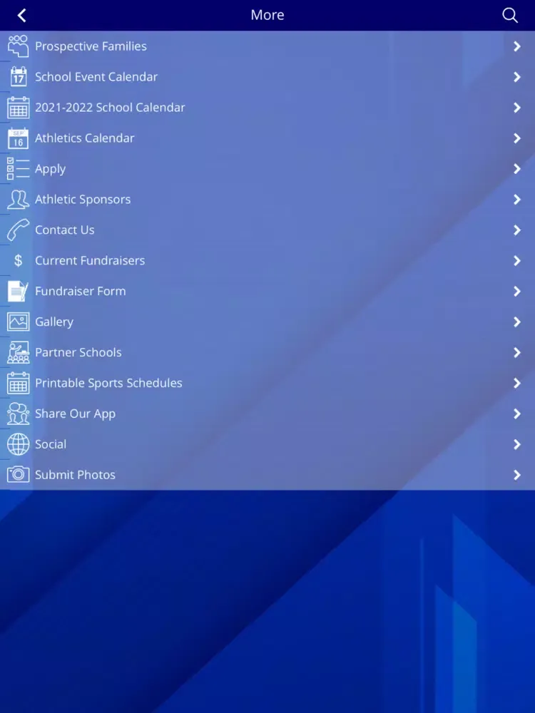 Capturas de pantalla de Madonna High School iPad 