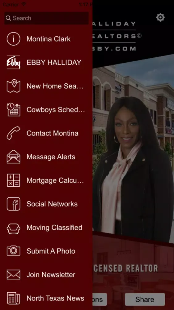 Screenshot di Montina Clark - EBBY HALLIDAY