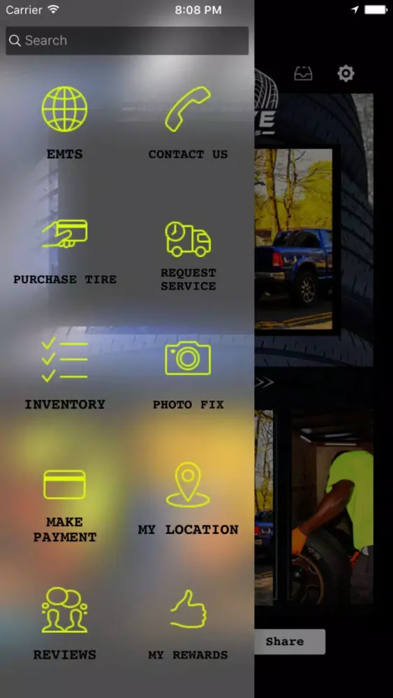ภาพหน้าจอของ Exclusive Mobile Tire Service