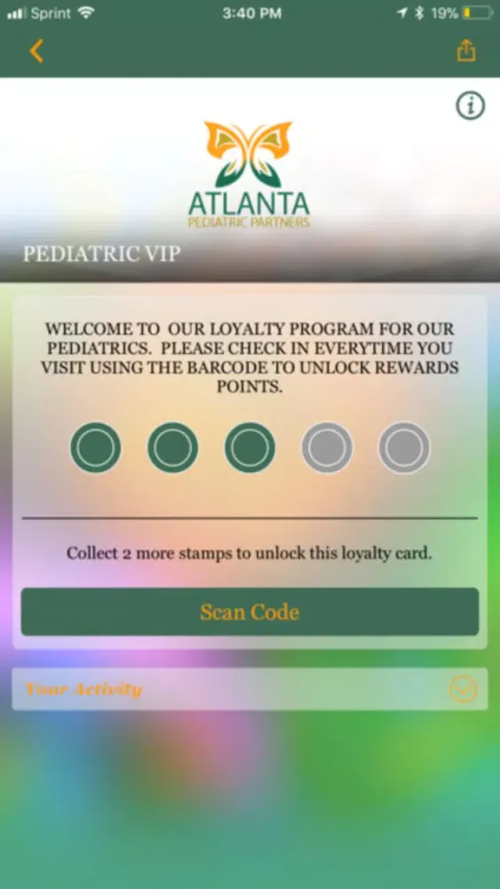 Captures d'écran de ATLANTA PEDIATRIC PARTNERS.