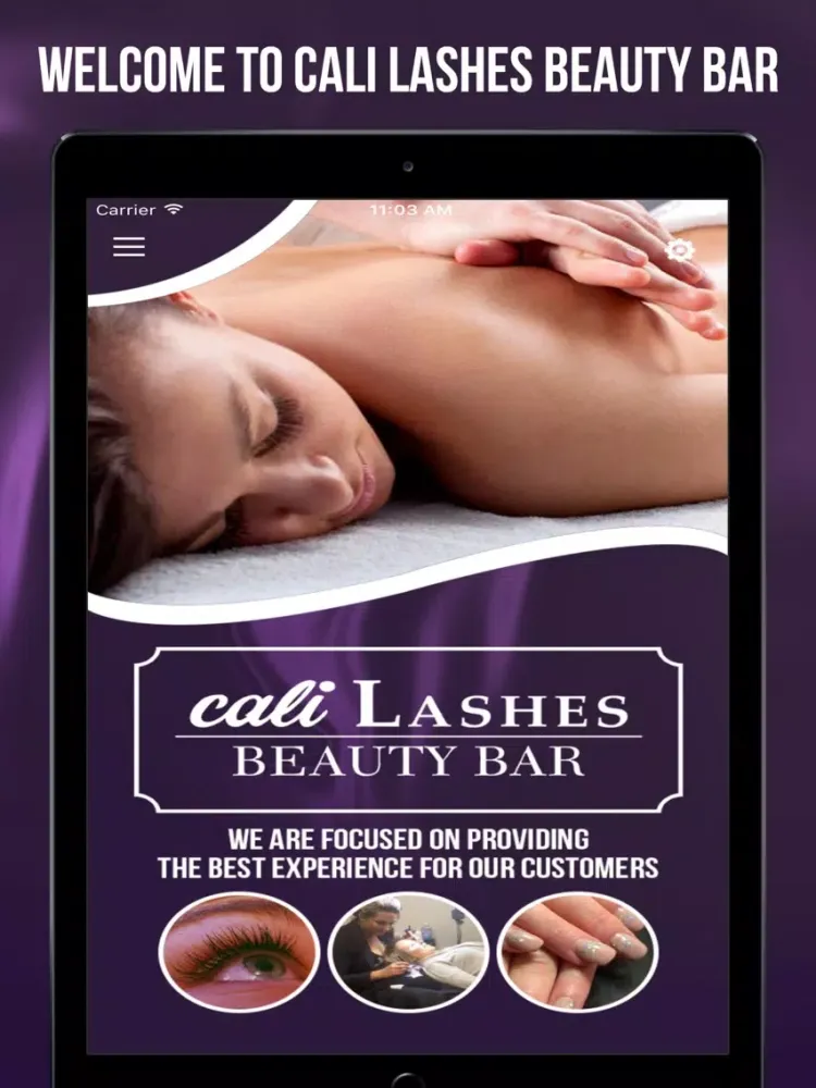 Скриншоты Cali Lashes Beauty Bar iPad 