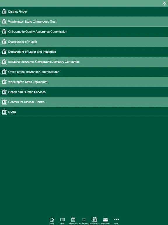 WA State Chiropractic Assoc. iPad  Ekran Görüntüleri