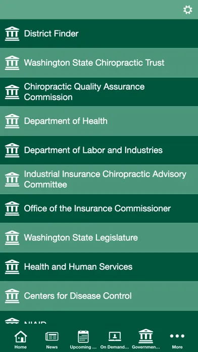 WA State Chiropractic Assoc. Ekran Görüntüleri