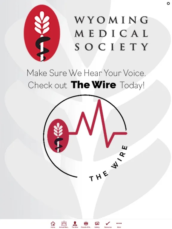 Wyoming Medical Society iPad 应用截图