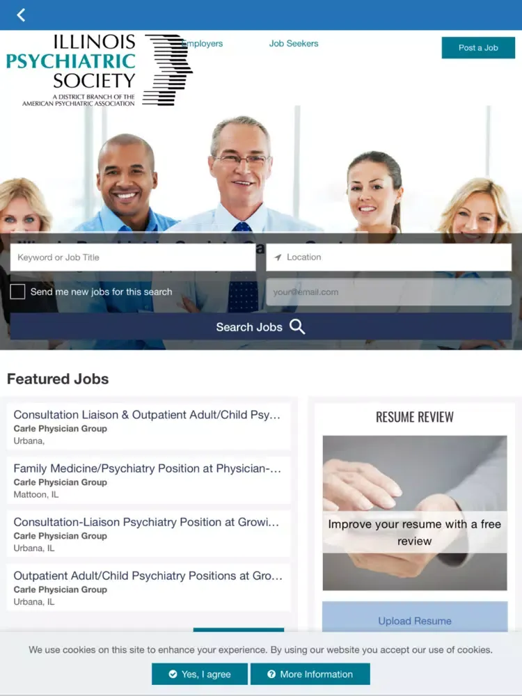 تصاویر Illinois Psychiatric Society iPad 