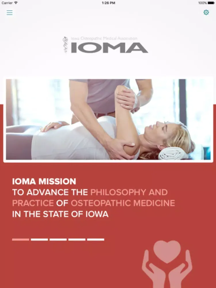 Captures d'écran de Iowa Osteopathic Medical Assoc iPad 