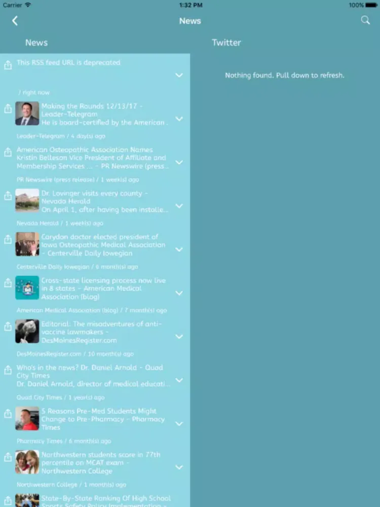 Captures d'écran de Iowa Osteopathic Medical Assoc iPad 