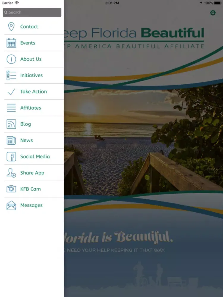Capturas de pantalla de Keep Florida Beautiful iPad 