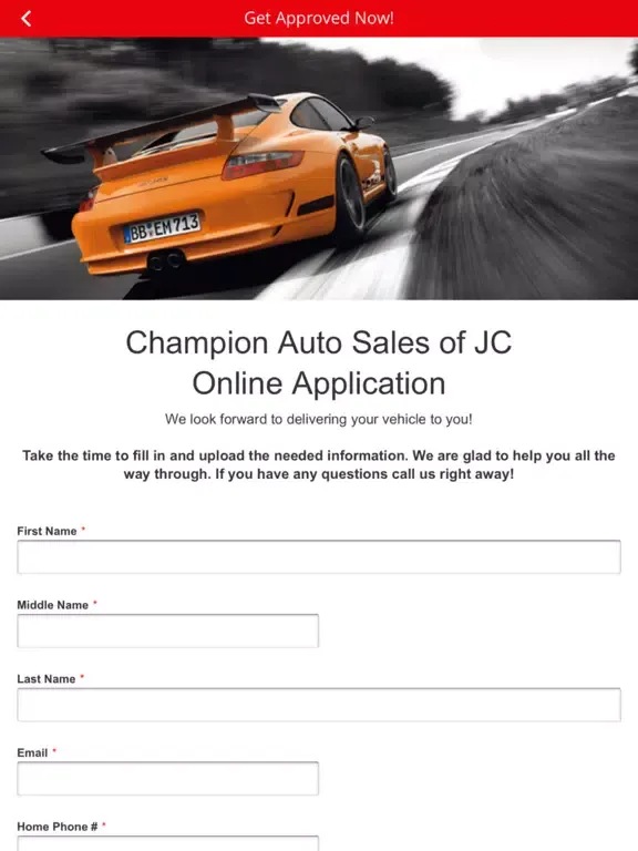 Capturas de tela do Champion Auto Sales of JC iPad 