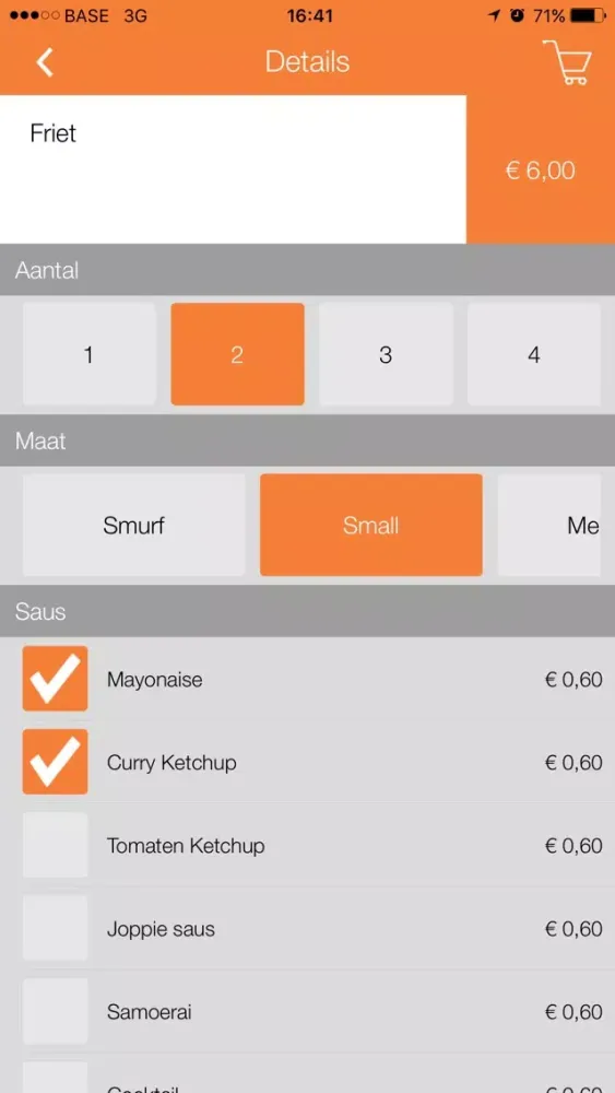 Captures d'écran de Frituur Cite Maasmechelen
