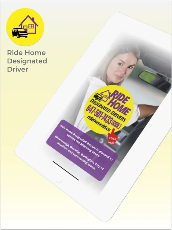 Capturas de tela do Ride Home Designated Driver iPad 