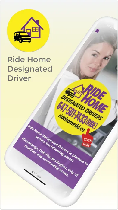 Capturas de tela do Ride Home Designated Driver