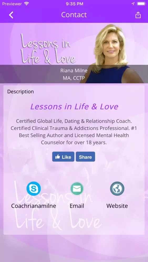 Lessons in Life & Love स्क्रीनशॉट