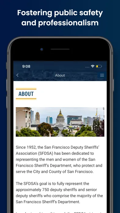 Capturas de pantalla de San Francisco DSA