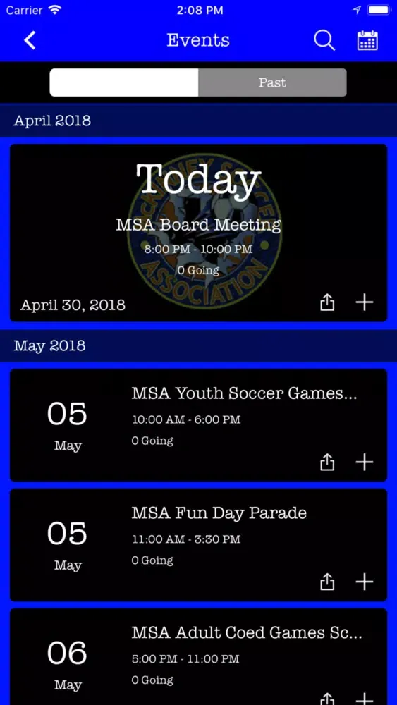 Capturas de pantalla de McKinney Soccer Association