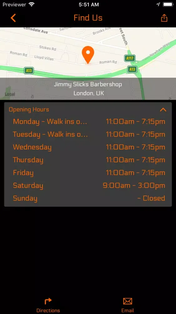 Jimmy Slicks Barber Shop Ekran Görüntüleri