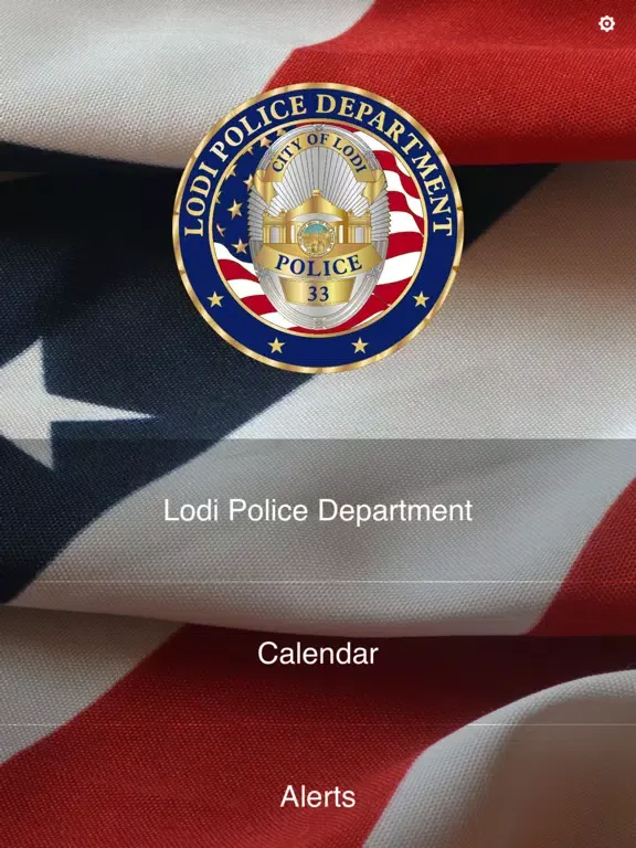 ภาพหน้าจอของ Lodi Police Department iPad 