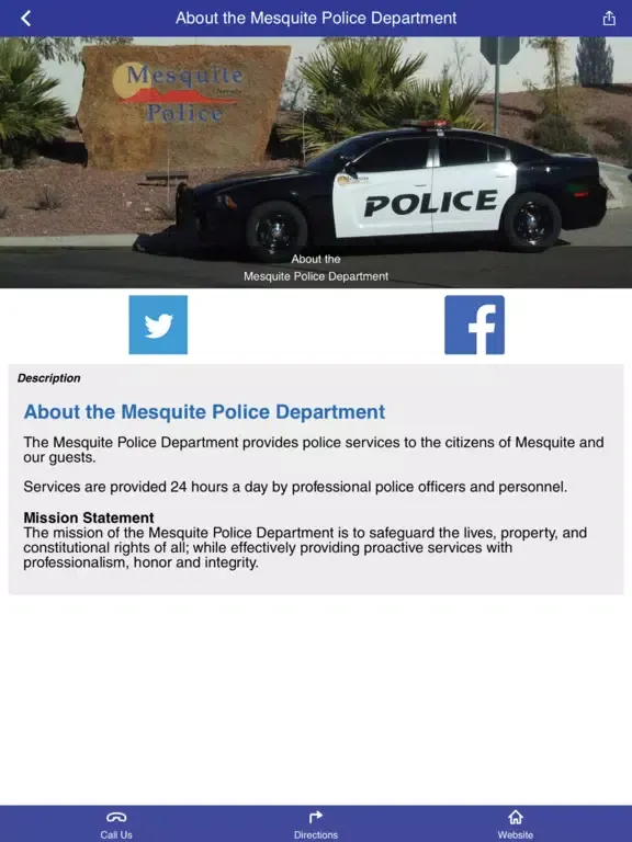 Mesquite Police Department iPad 应用截图