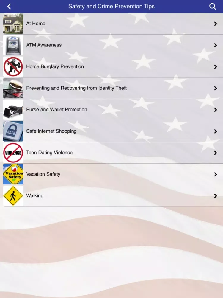 Zrzuty ekranu Sutter County Sheriff's Office iPad 