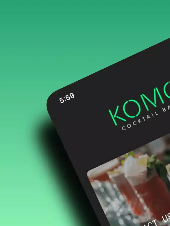KOMO Cocktail Bar iPad  スクリーンショット