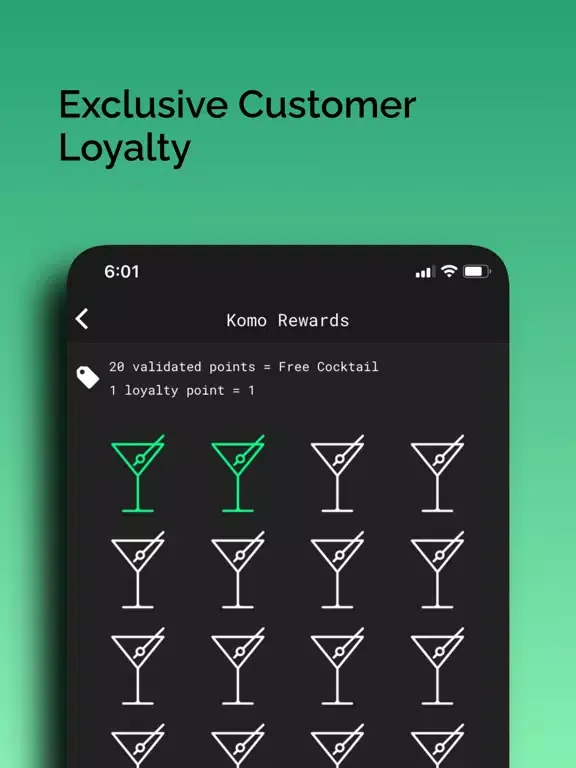 KOMO Cocktail Bar iPad  スクリーンショット
