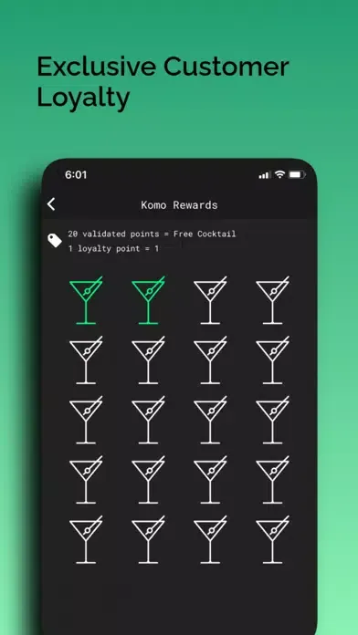 KOMO Cocktail Bar スクリーンショット