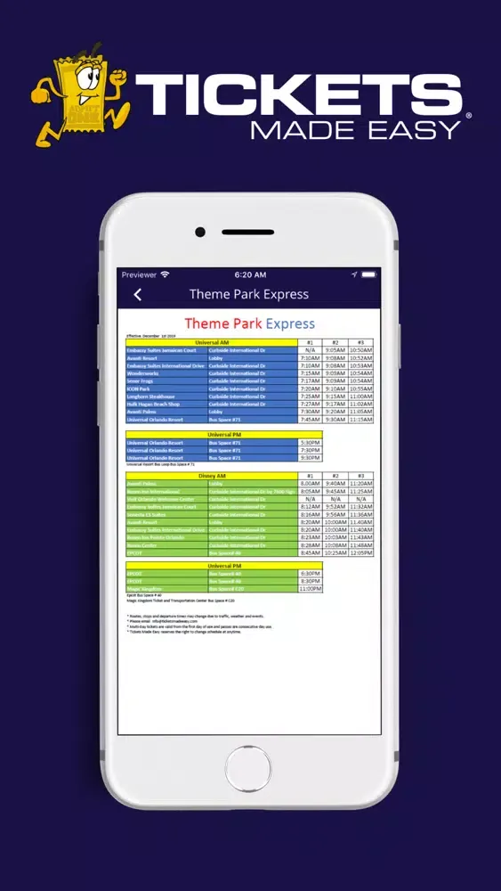 Tickets Made Easy Ekran Görüntüleri