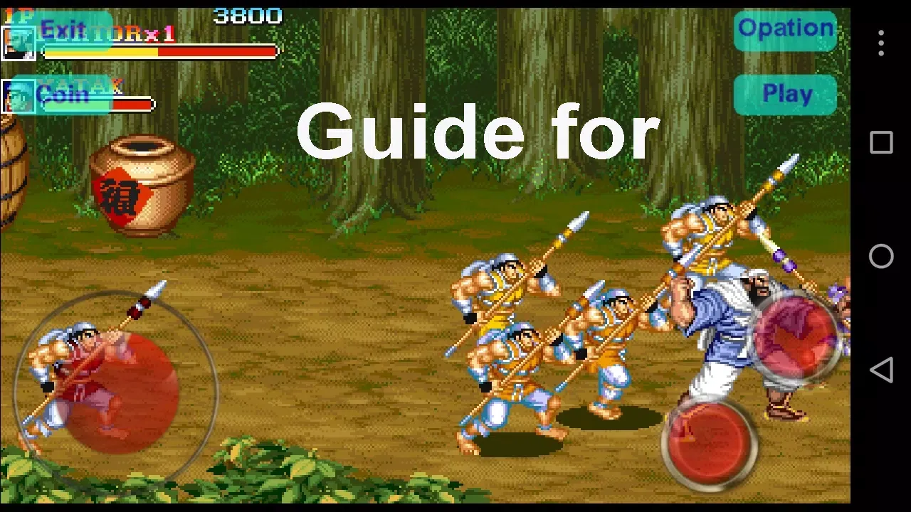 ภาพหน้าจอของ Guide for Warriors of Fate