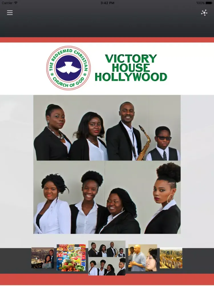 Ảnh chụp màn hình của rccg victory house hollywood iPad 