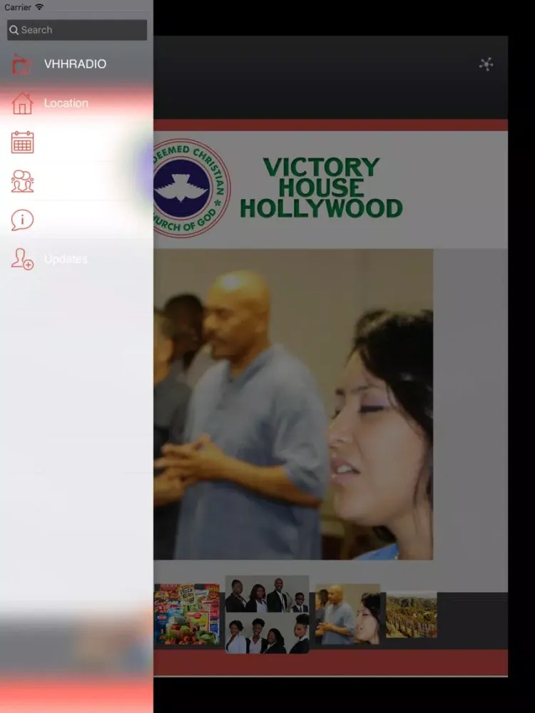 Ảnh chụp màn hình của rccg victory house hollywood iPad 