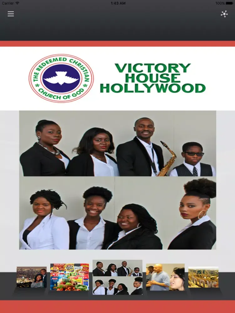 Ảnh chụp màn hình của rccg victory house hollywood iPad 