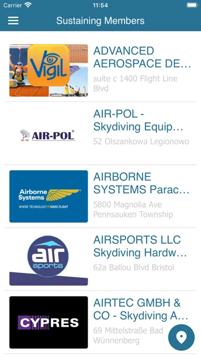 Capturas de pantalla de Parachute Industry Association