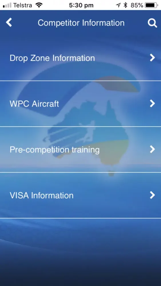 Captures d'écran de WPC Australia
