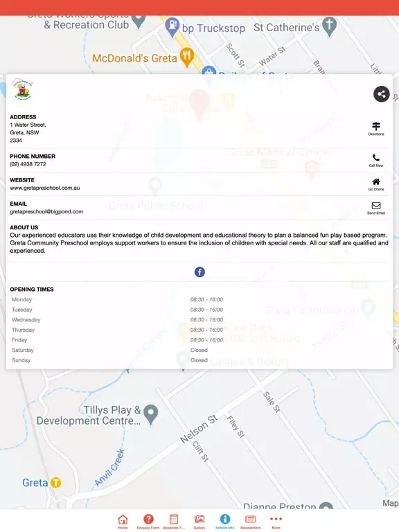 Скриншоты Greta Community Preschool iPad 