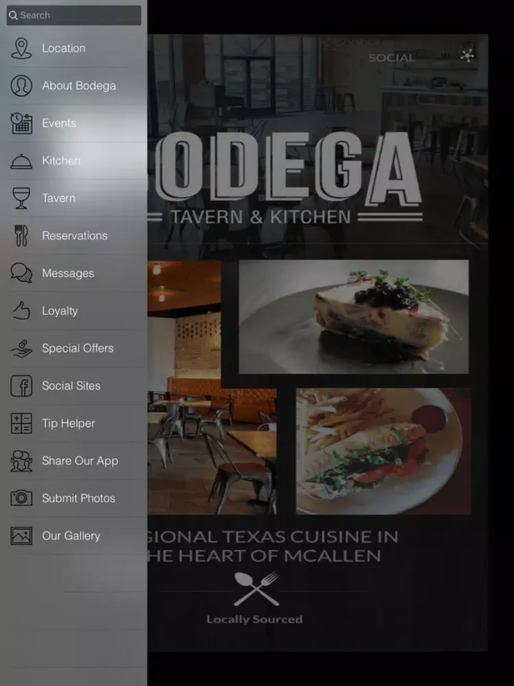 Bodega Tavern & Kitchen iPad  स्क्रीनशॉट