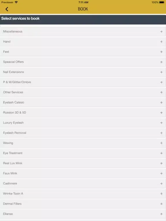 Luxx Nails & Beauty Bar iPad  स्क्रीनशॉट