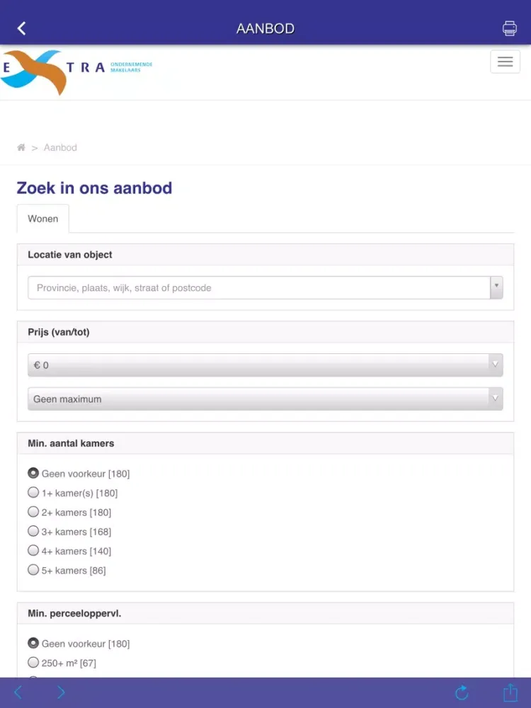 Скриншоты Makelaars Enschede iPad 