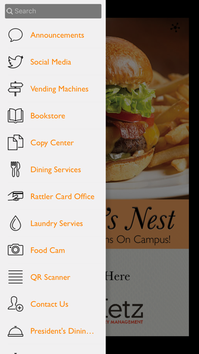 Zrzuty ekranu FAMU Campus Services