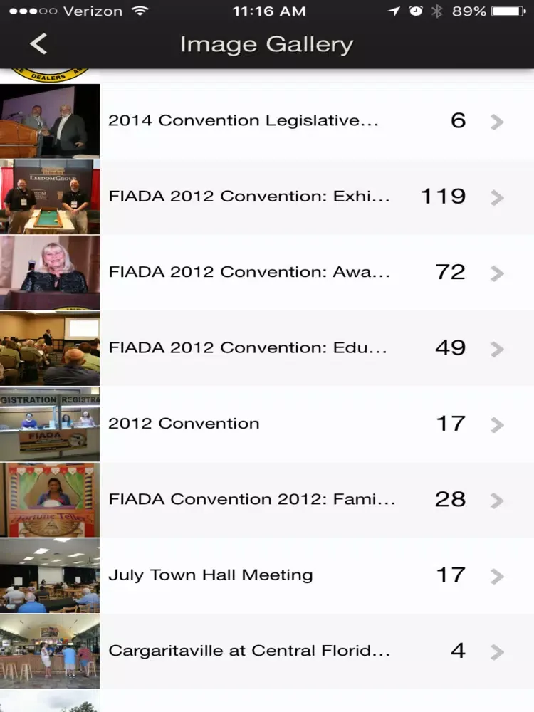 Captures d'écran de Florida Independent Automobile Dealers Association iPad 