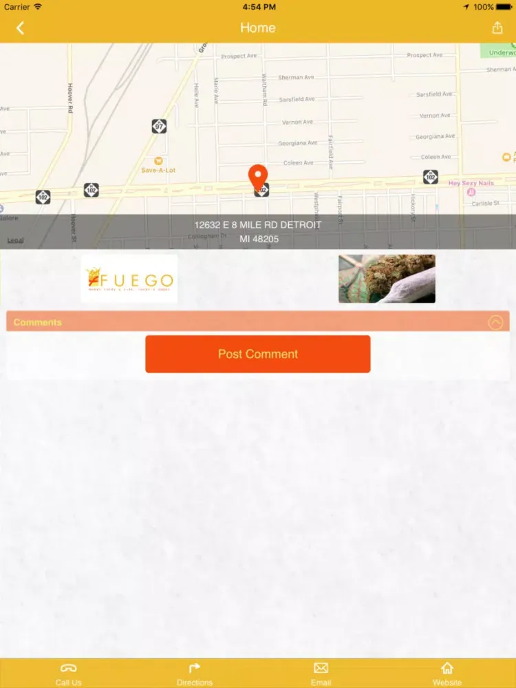 Fuego Detroit iPad  स्क्रीनशॉट